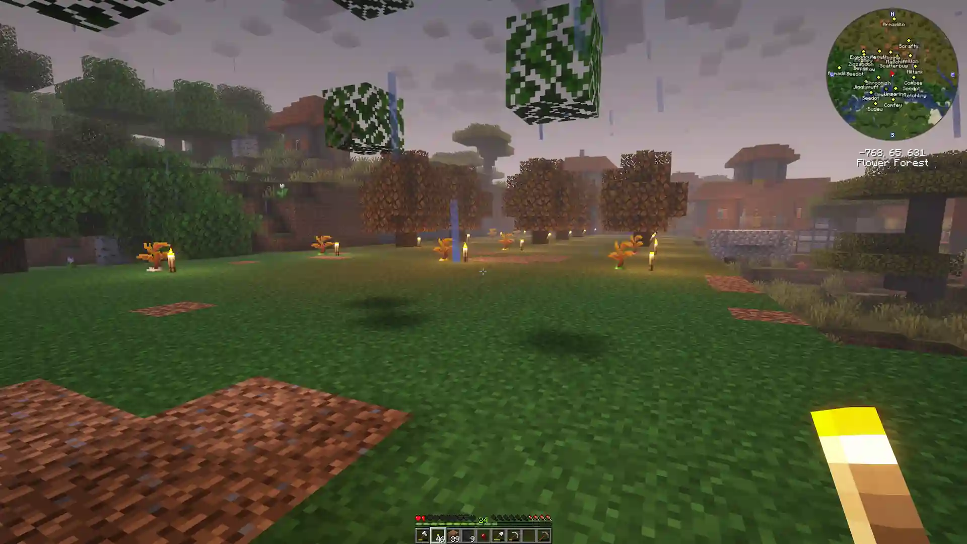 Planting Apricorns in Cobblemon